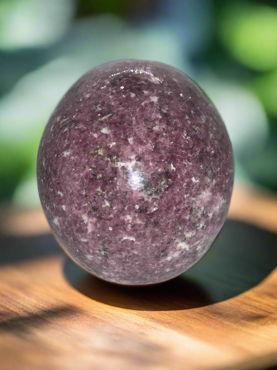 7" Lepidolite Skull