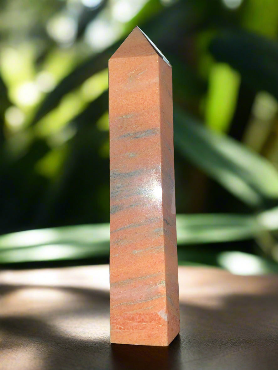 14.5" Sunstone Tower Obelisk