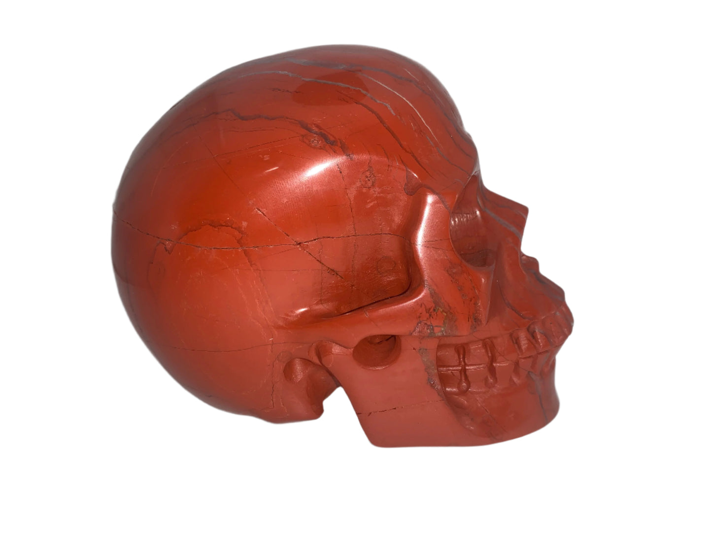 5.3" Red Jasper Skull