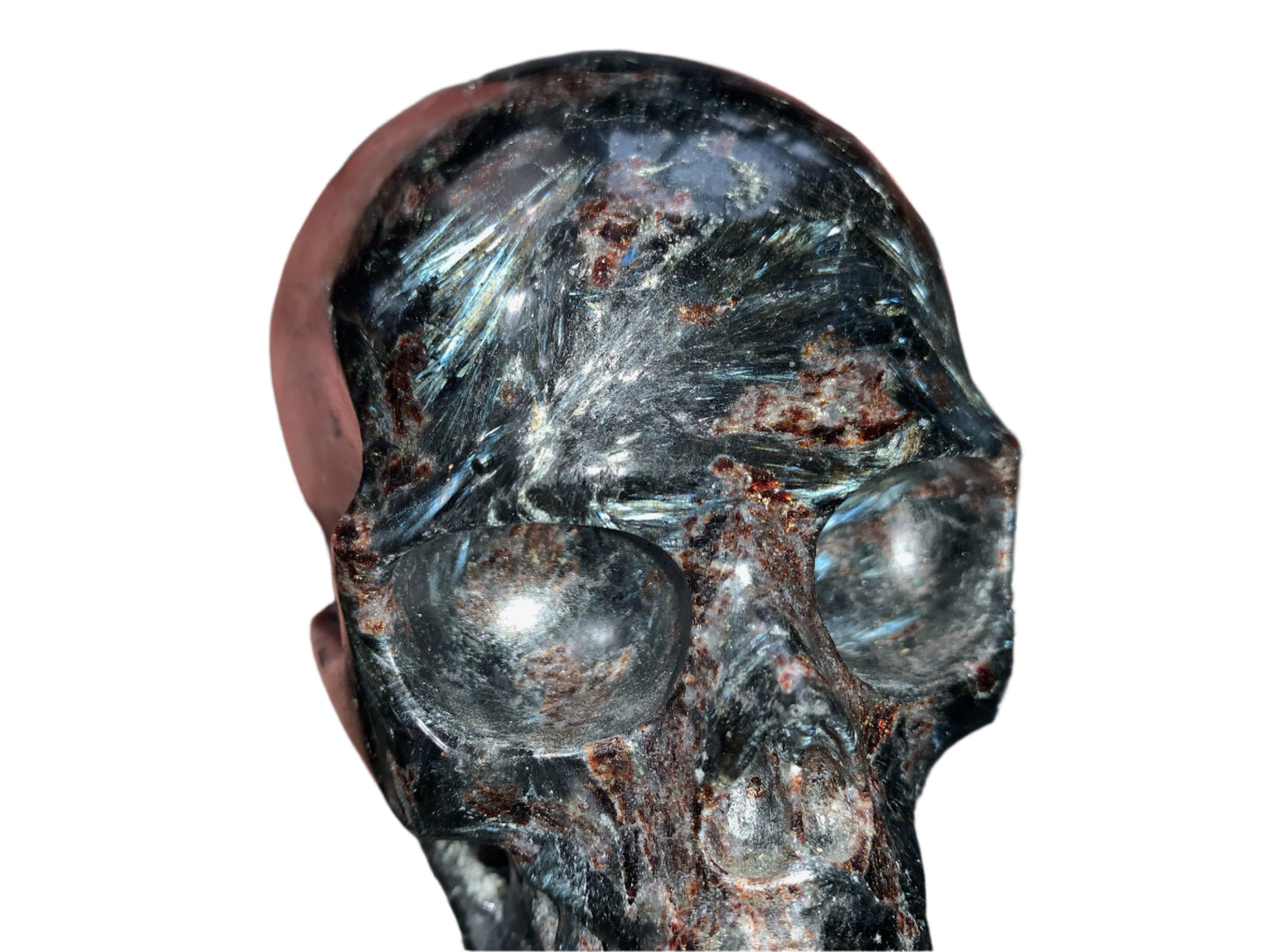 5.4" Arfvedsonite Skull