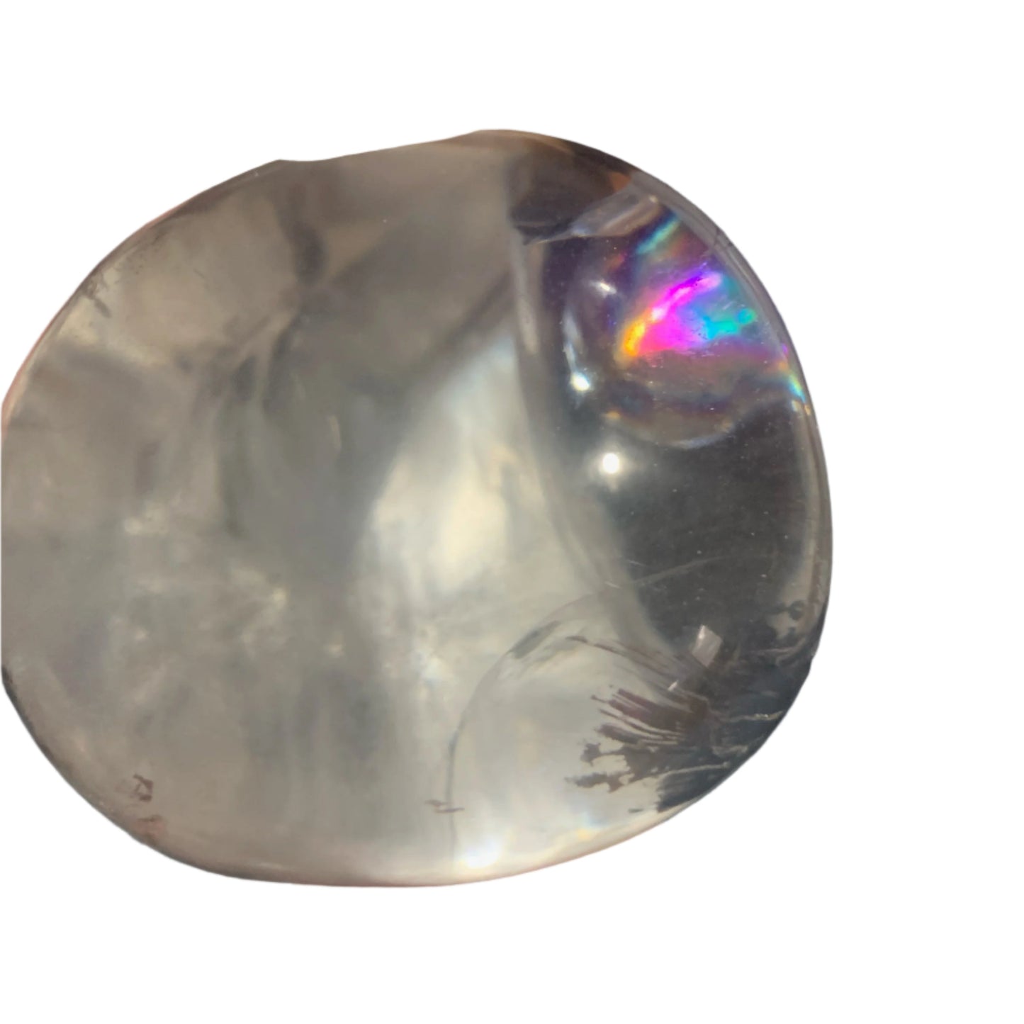 3.4" Alpine Quartz Skull w/ Rainbows