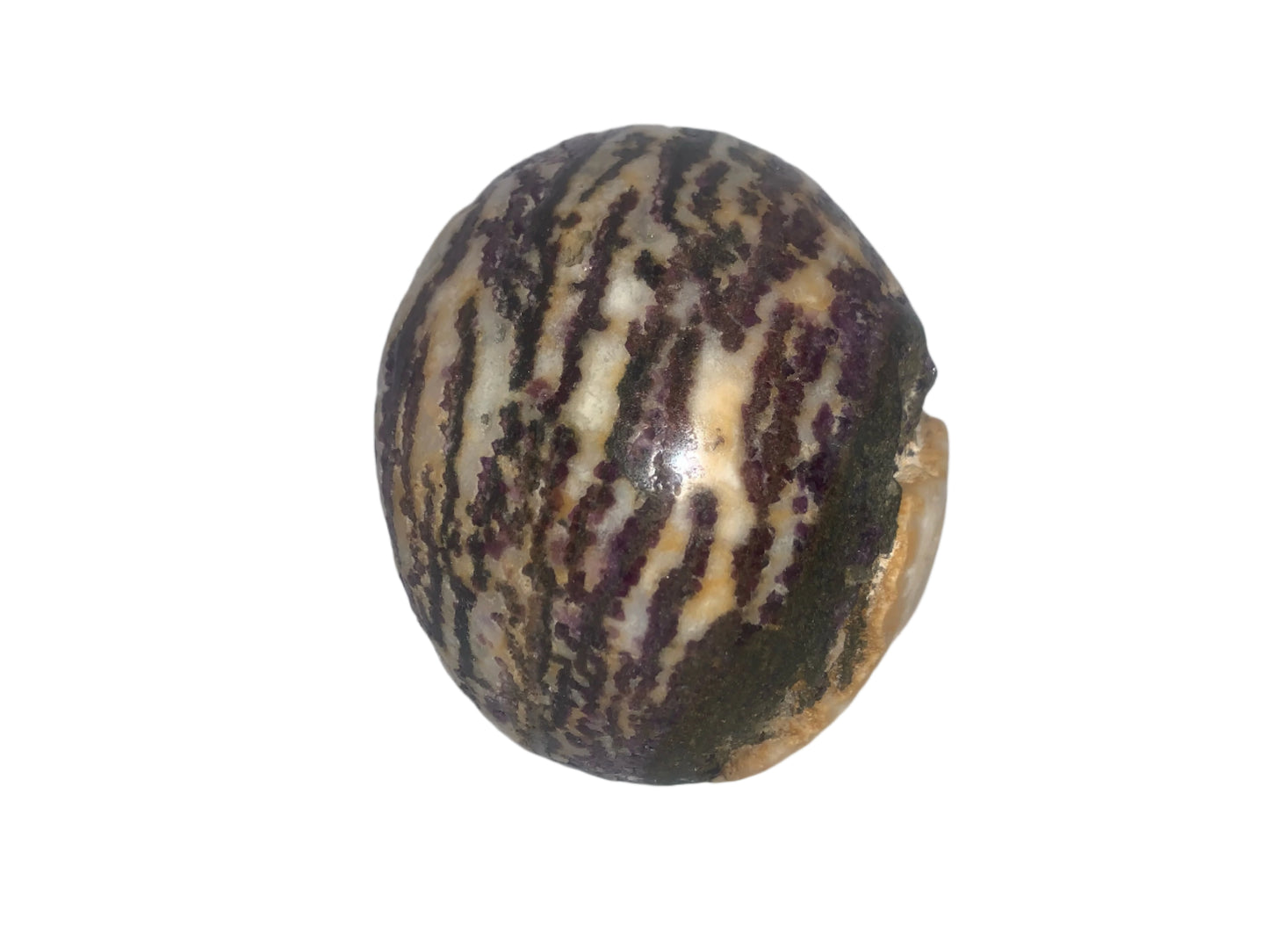 Cráneo de ágata de uva y calcedonia de 5,2"