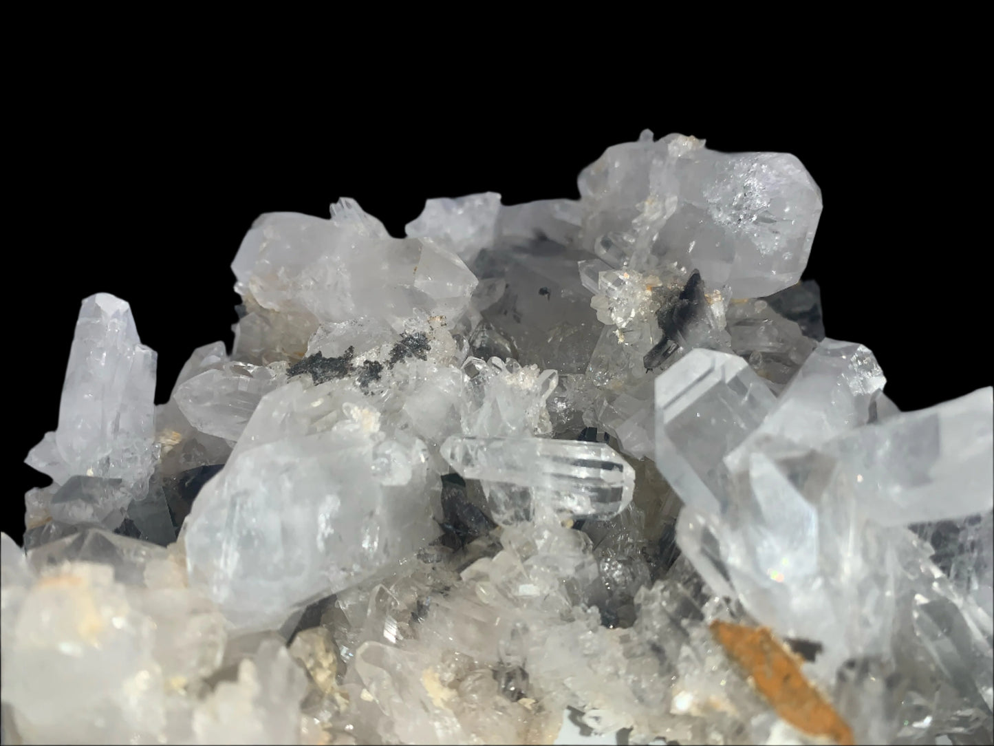 4lb 2oz Quartz & Brookite Cluster w/ Rainbows