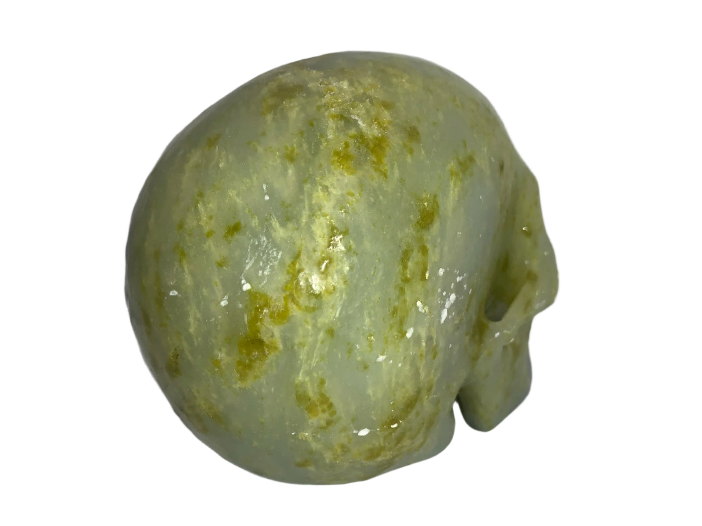 5.2" Opalized Serpentine Marble Skull