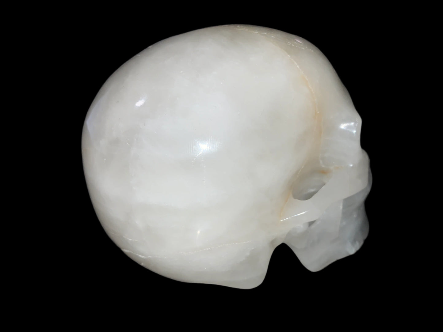 5.5" White Agate Skull