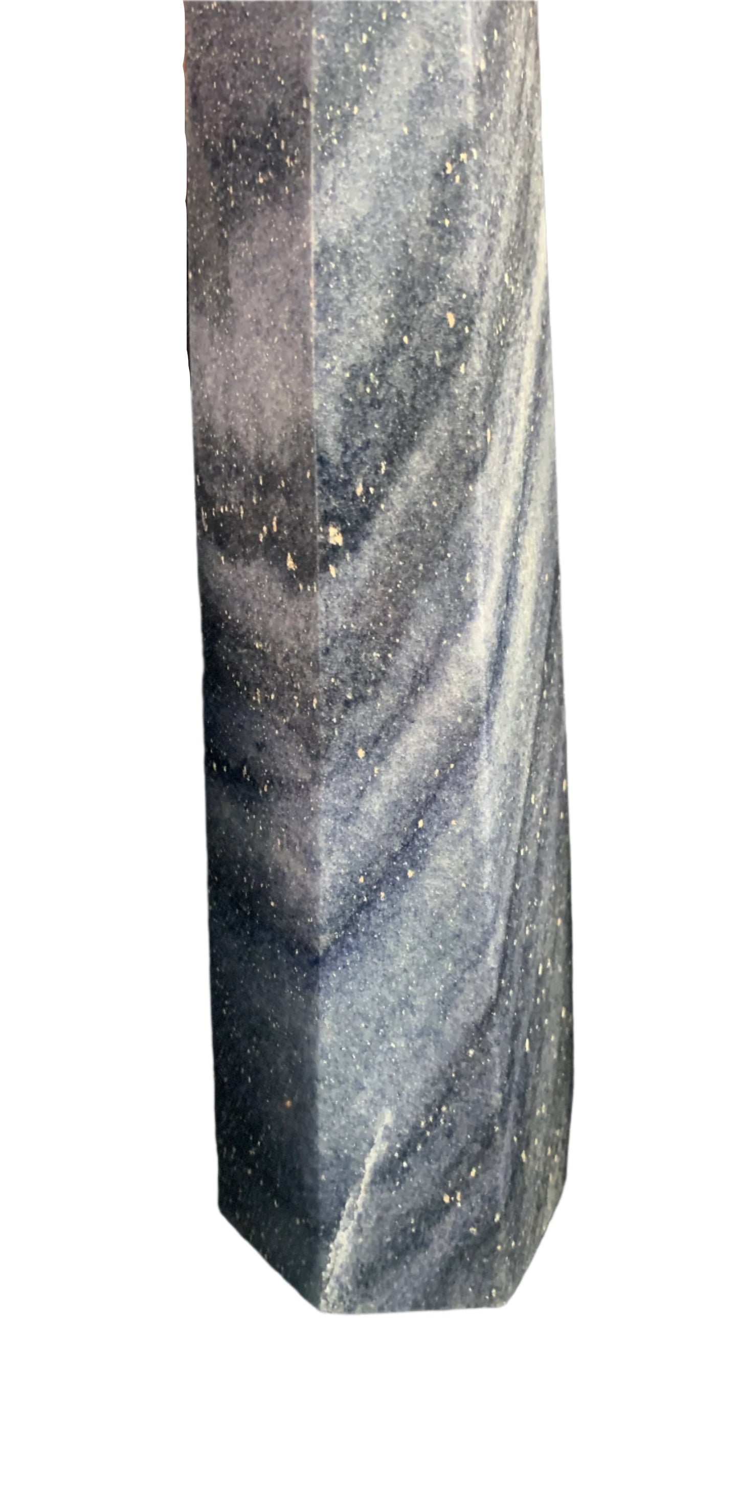 12" Starry Night Dumortierite Tower