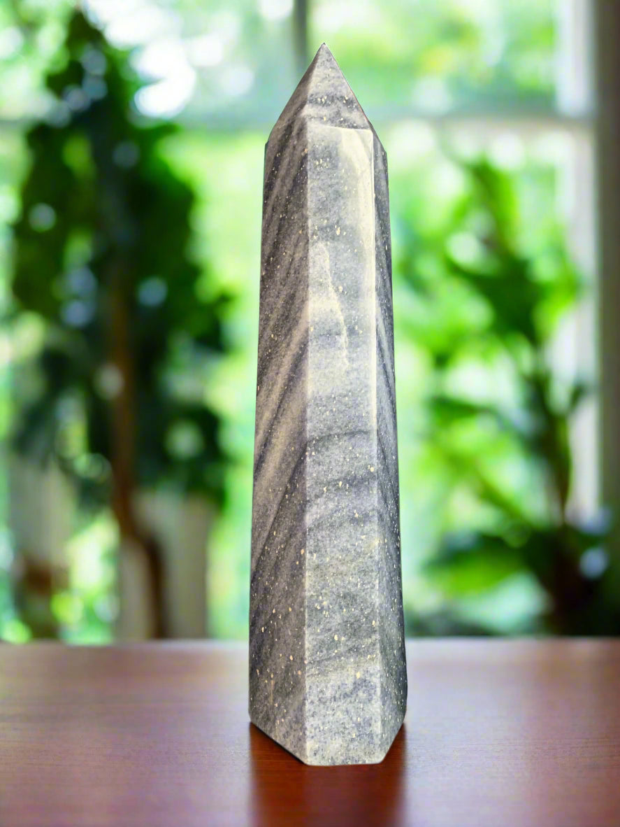 12" Starry Night Dumortierite Tower