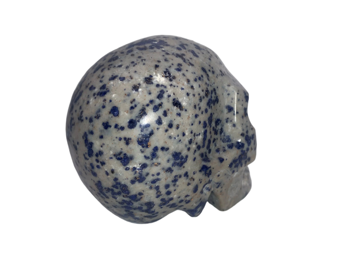 4.3" Raindrop Azurite / K2 Granite Skull
