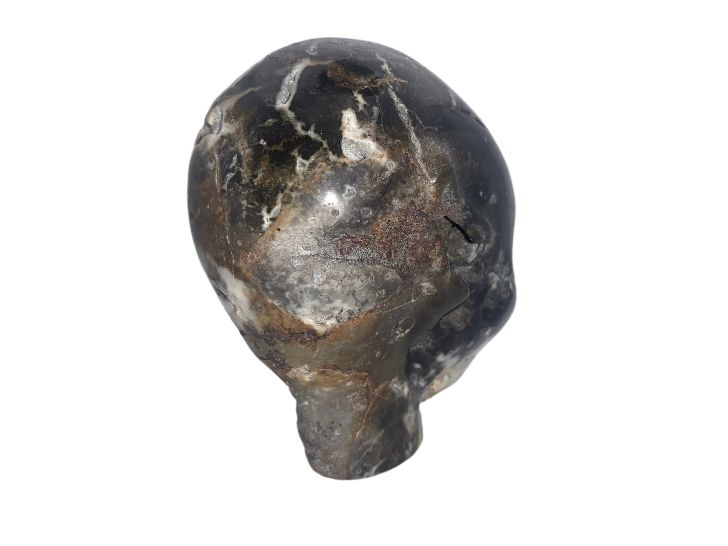 Portal elemental de calavera de ágata mixta de 4,5"