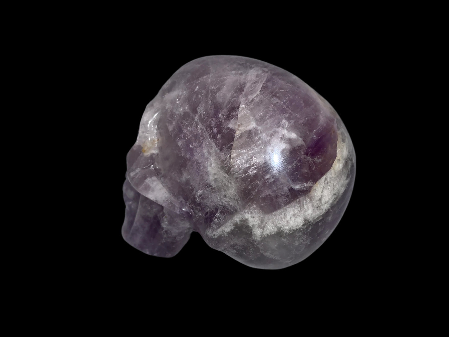 3.4" Amethyst & Smoky/White Quartz w/ Rainbows