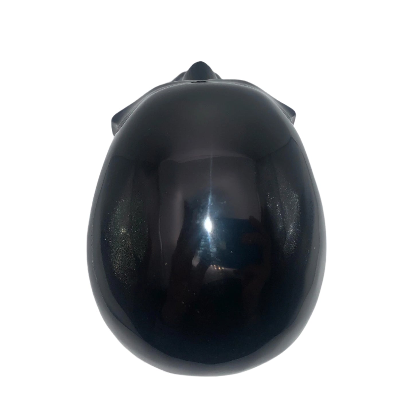 Cráneo de obsidiana negra de 5,3"