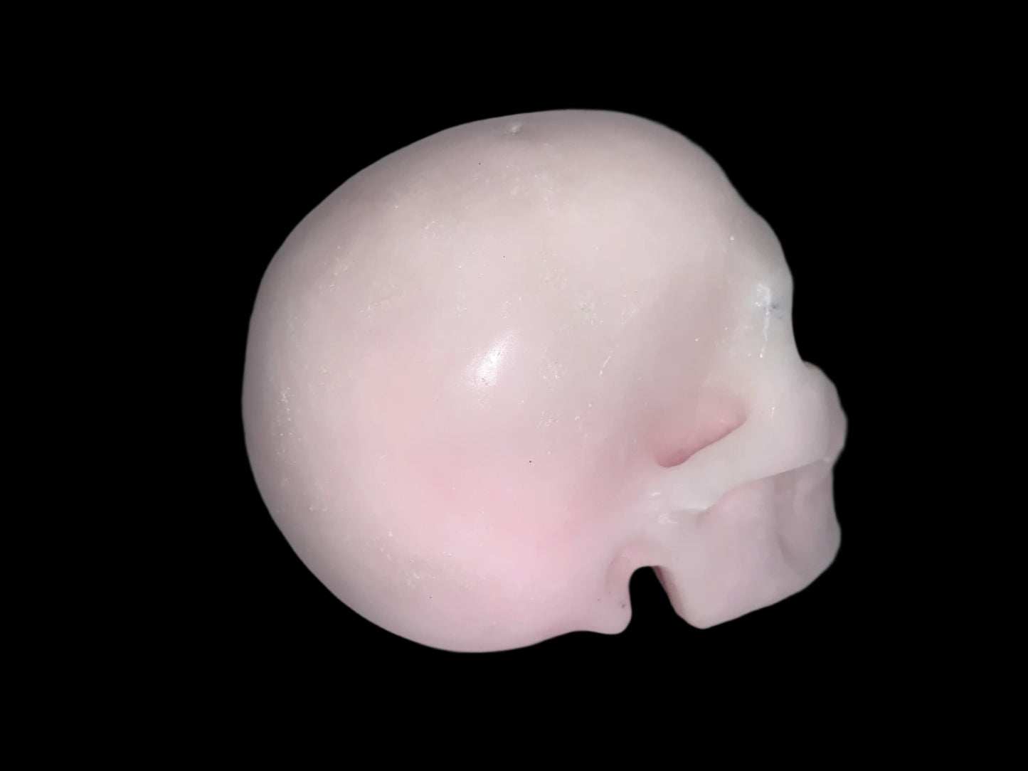 5.3" Pink Aragonite Skull
