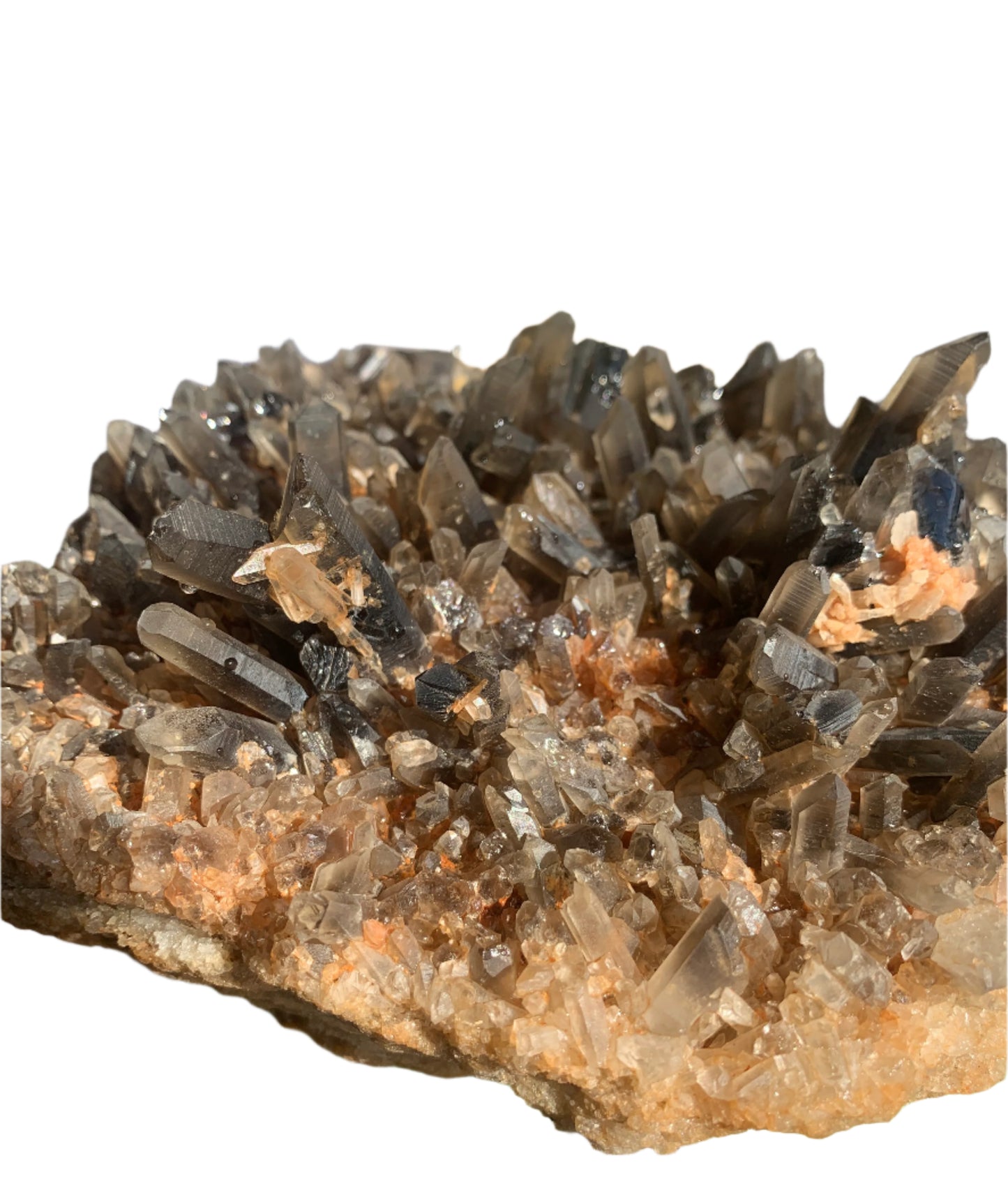 9" Smoky Quartz Cluster