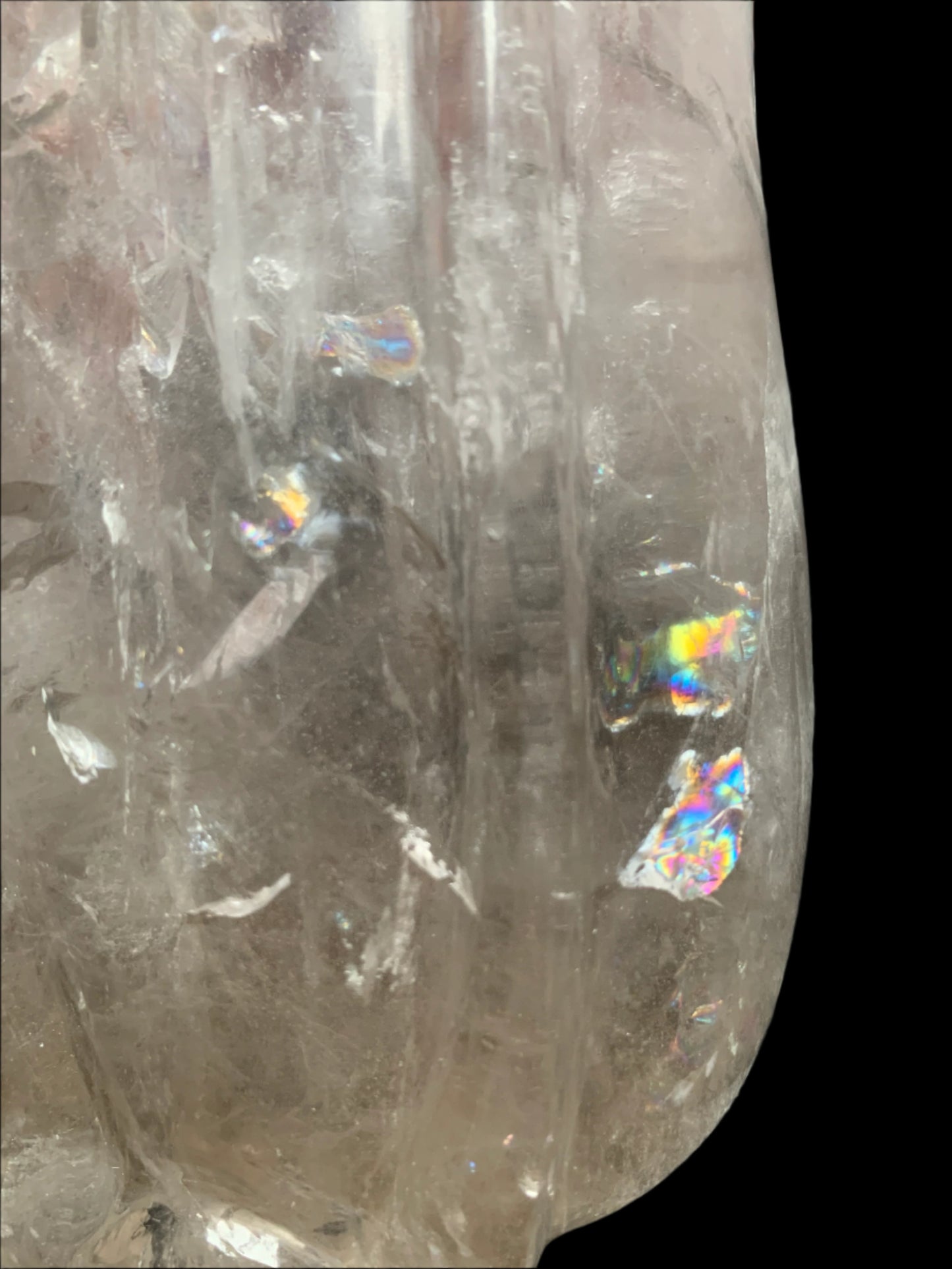 Cuarzo del Himalaya arcoíris de 9,75" Cosmic Traveler