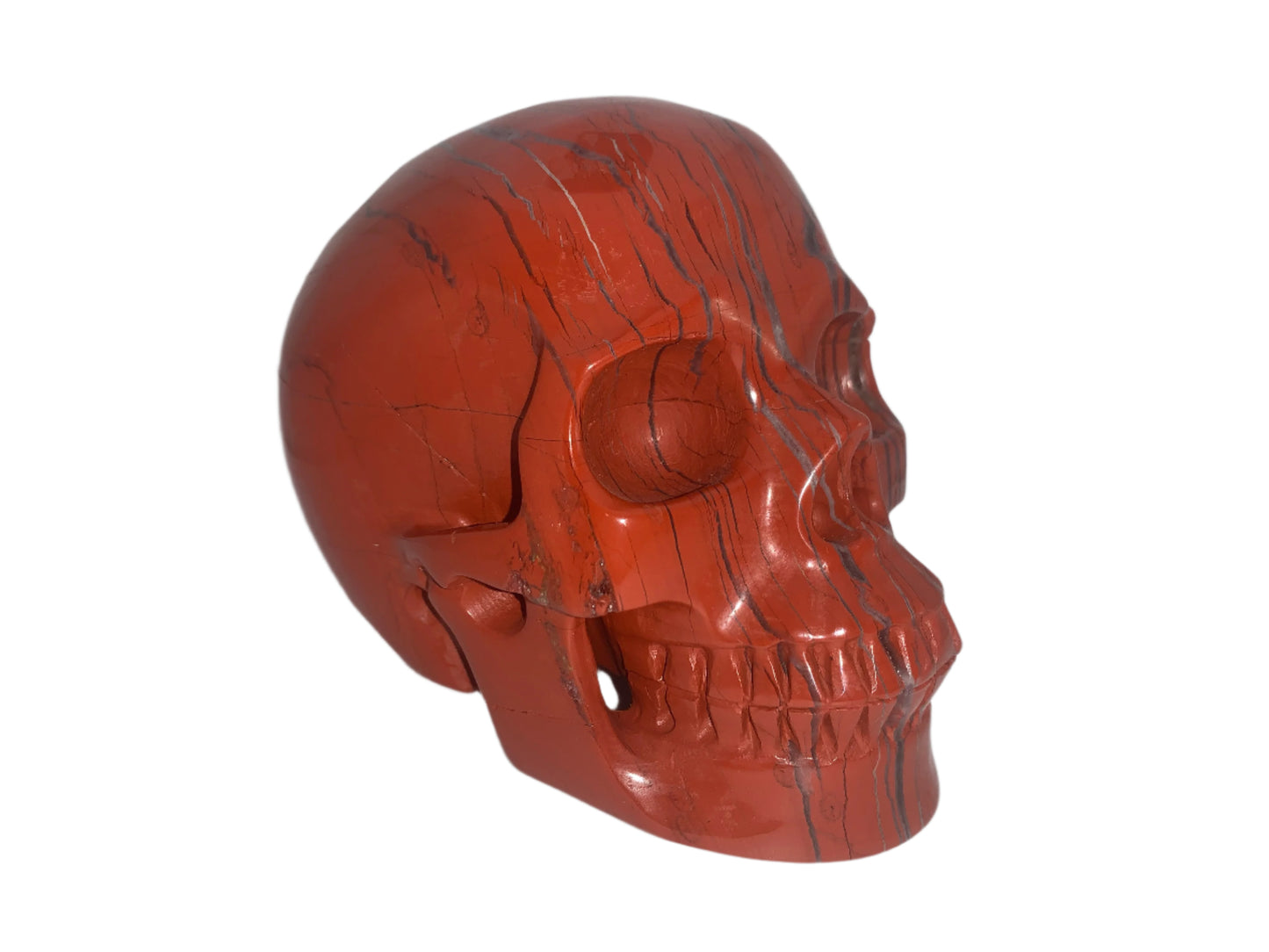 5.3" Red Jasper Skull