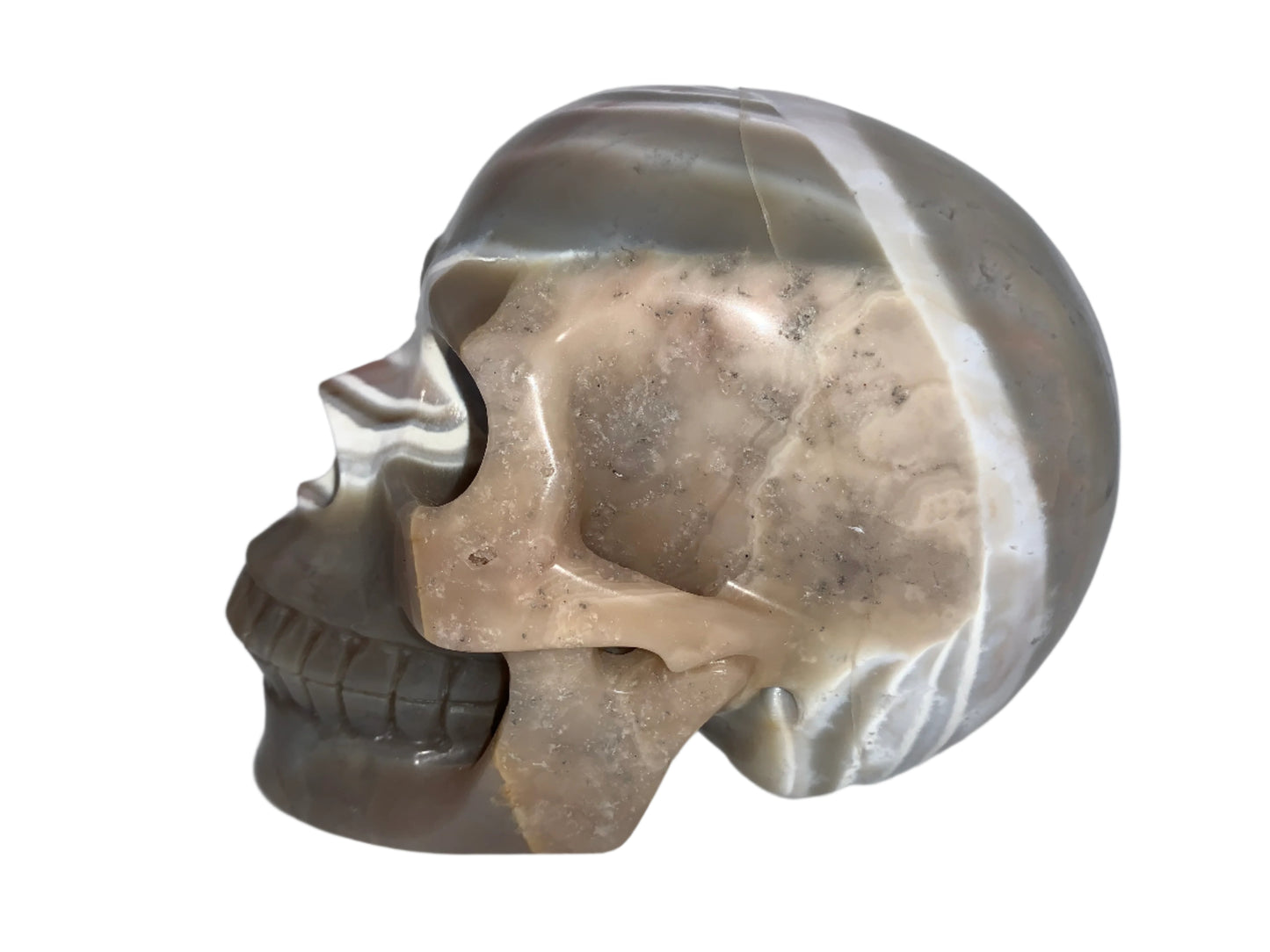 5.4" Onyx Agate Skull
