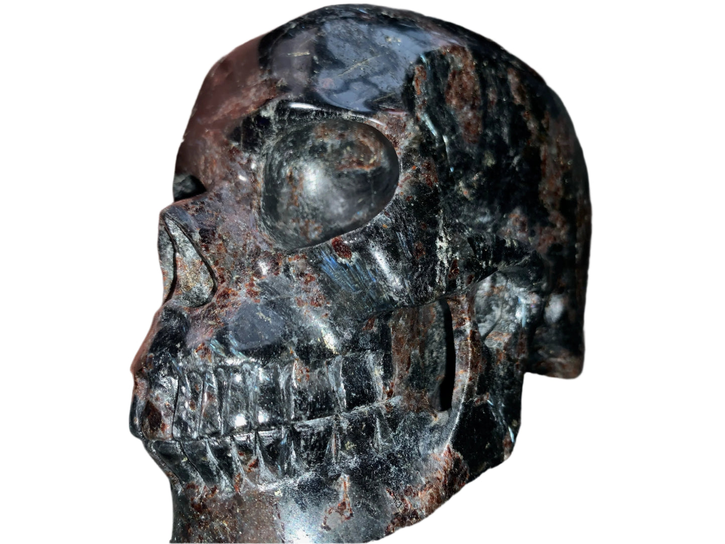 5.4" Arfvedsonite Skull