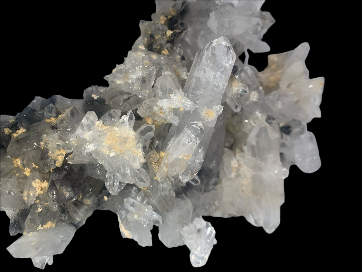 4lb 2oz Quartz & Brookite Cluster w/ Rainbows