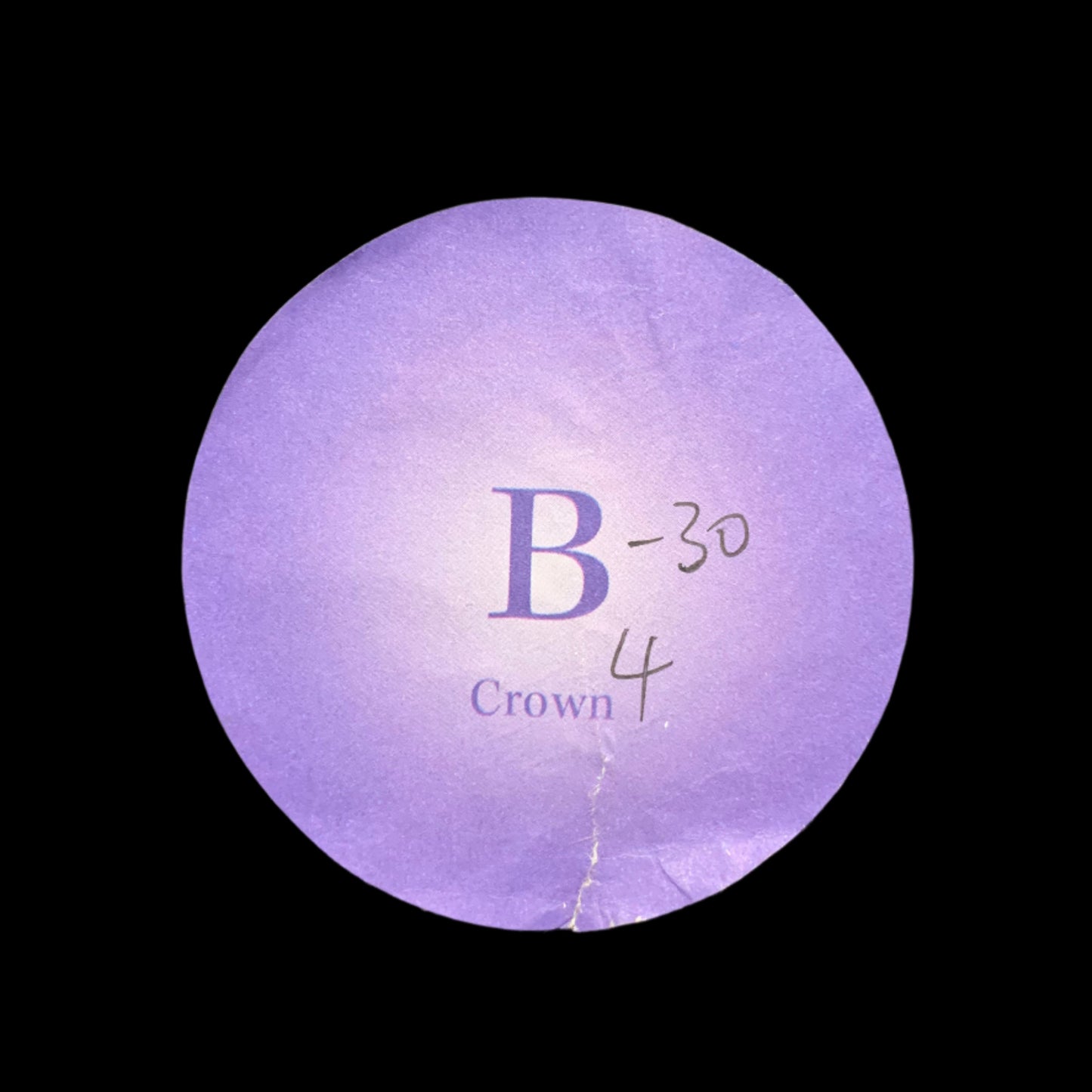 Crown Chakra Lion Pattern Quartz Bowl - B Note