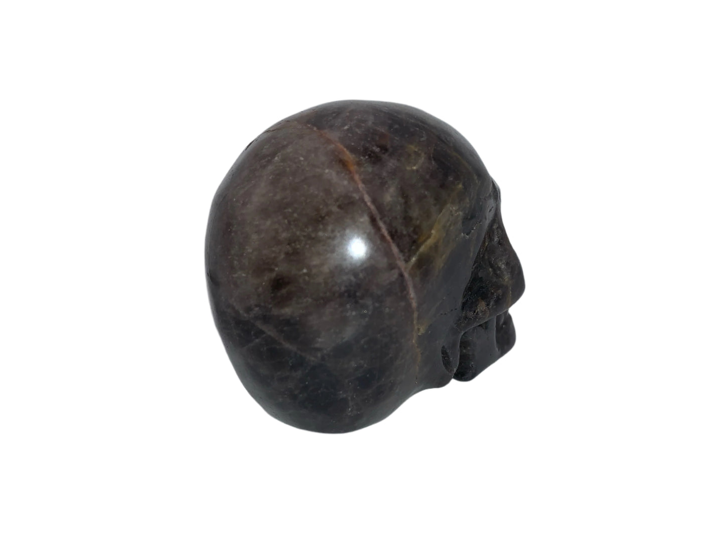 3.6" Smoky Quartz Skull