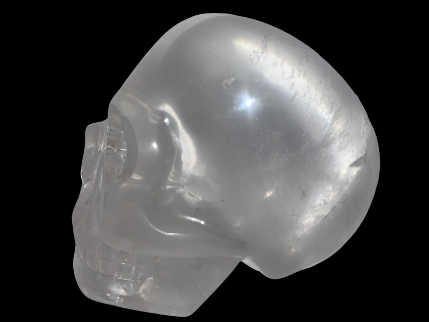3.5" Chatoyant Himalayan Quartz Skull