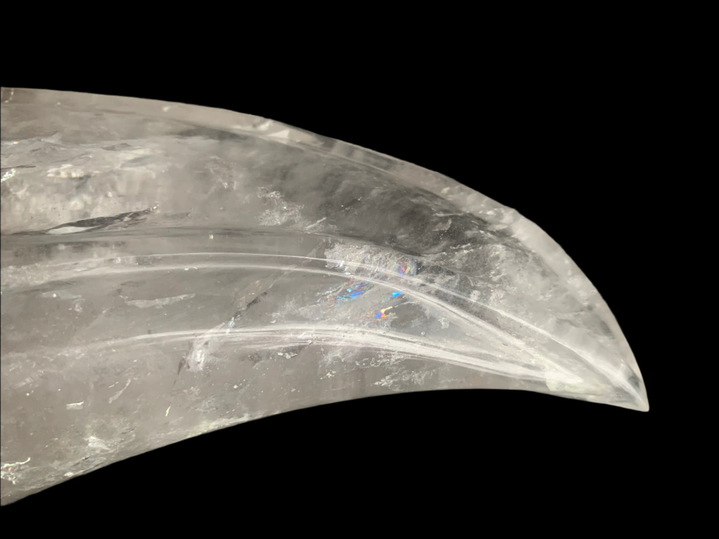 Cuarzo del Himalaya arcoíris de 9,75" Cosmic Traveler
