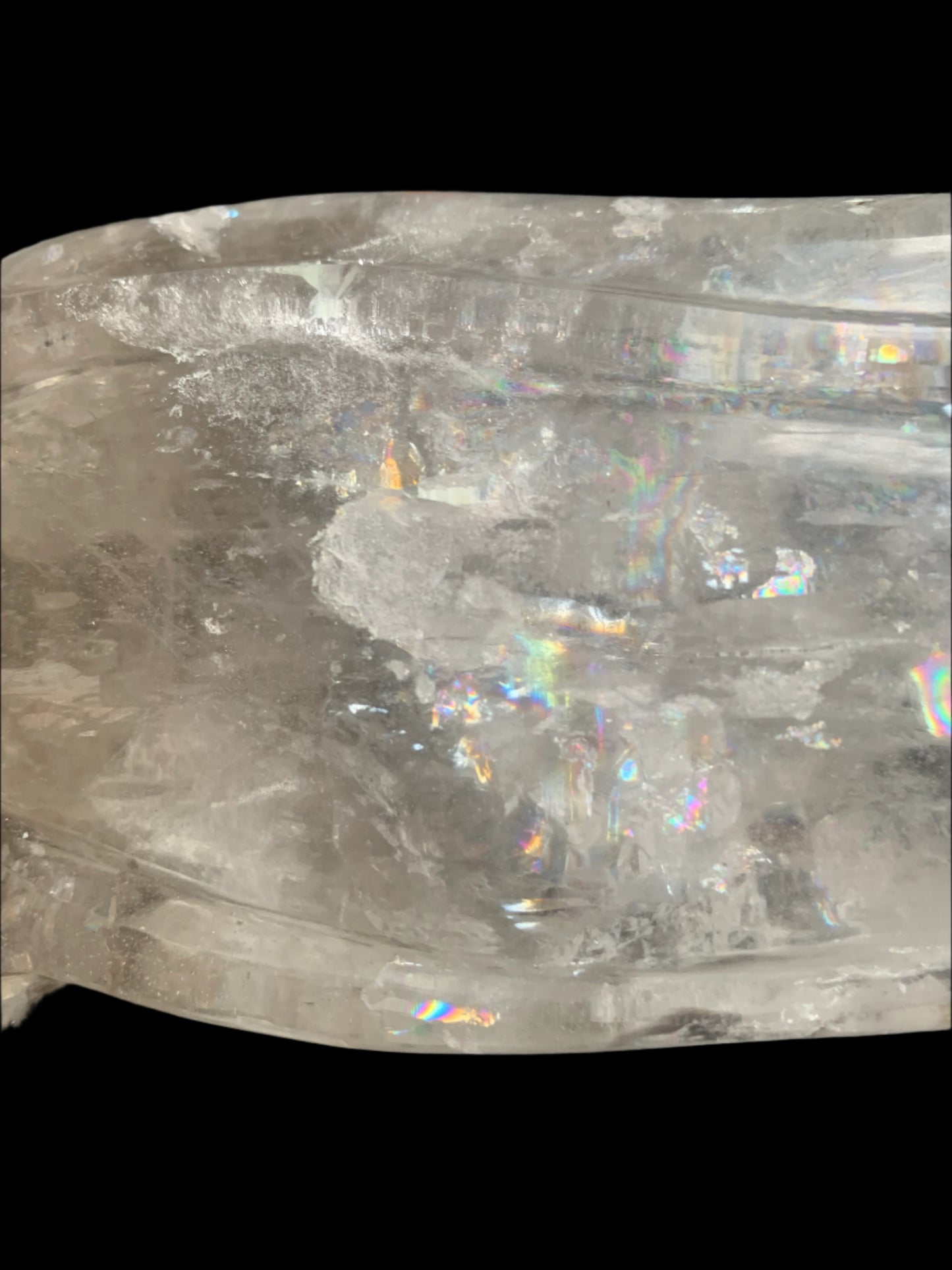 Cuarzo del Himalaya arcoíris de 9,75" Cosmic Traveler