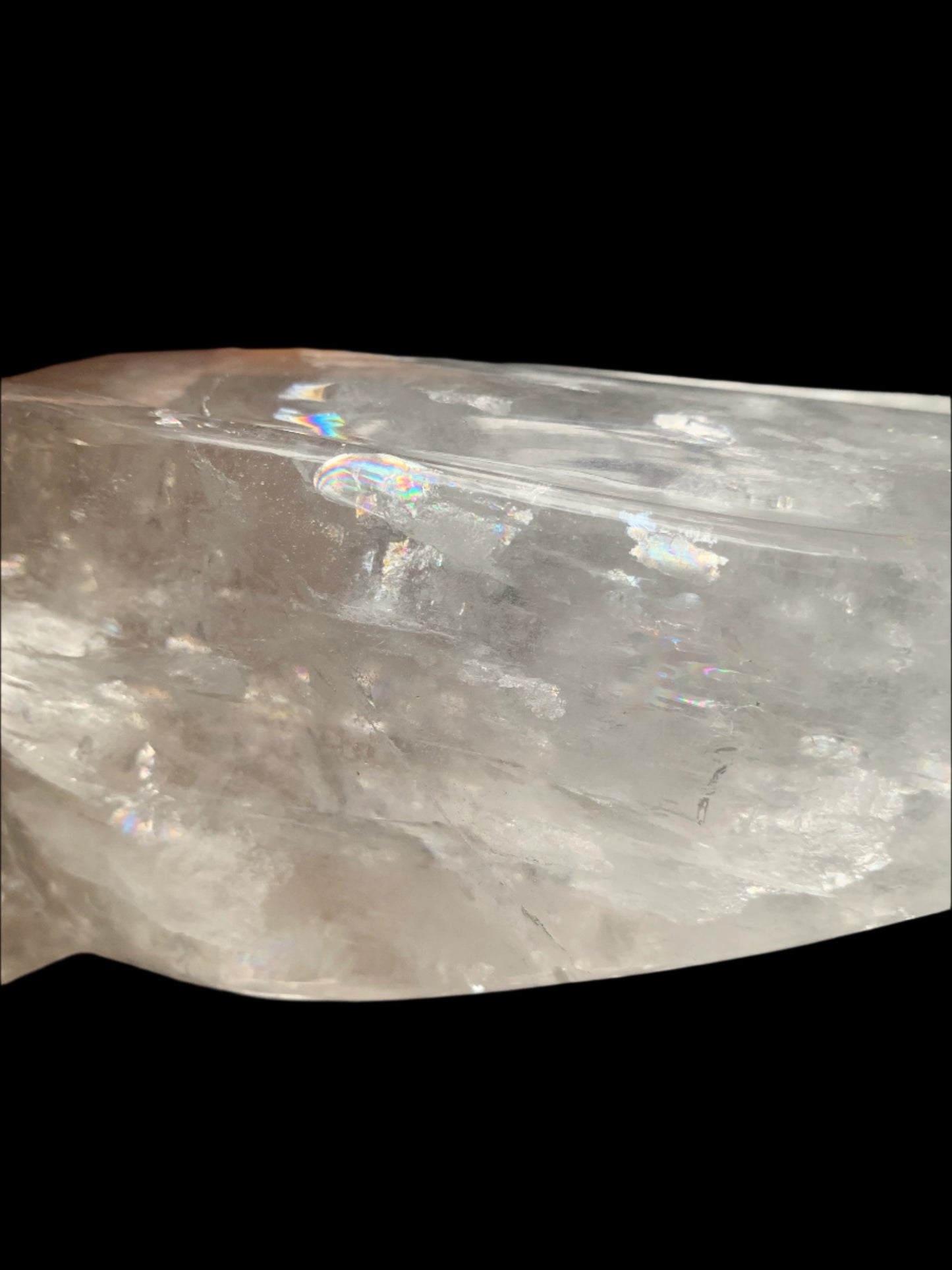 Cuarzo del Himalaya arcoíris de 9,75" Cosmic Traveler