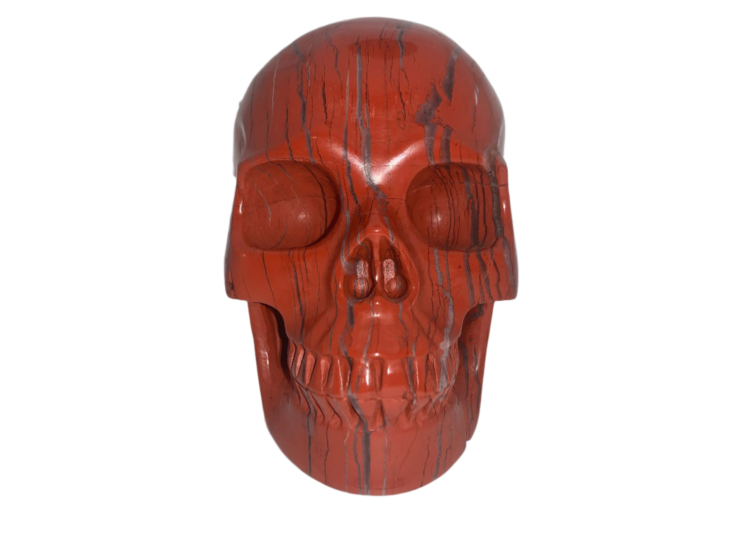 5.3" Red Jasper Skull