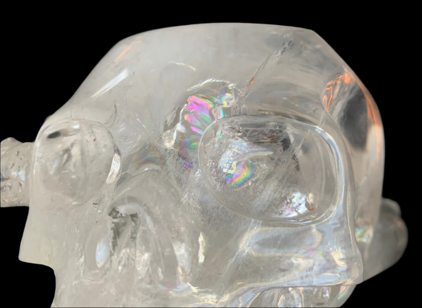 Leandro de Souza Lemurian Sirius Quartz Skull with Dragon