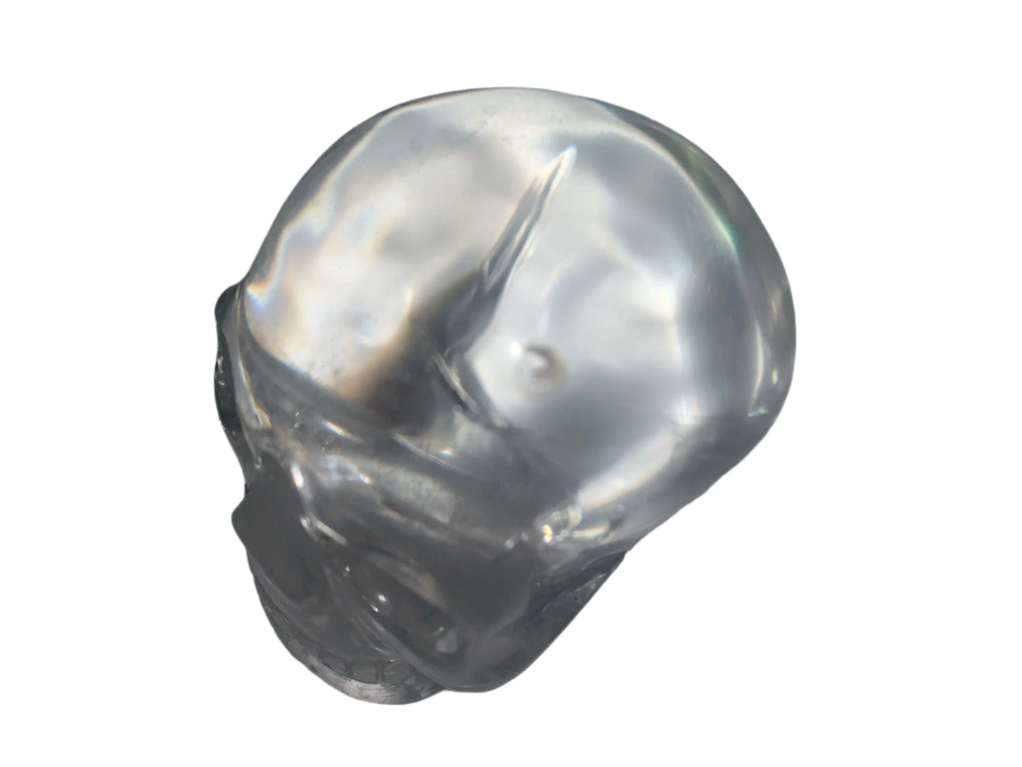 3.4" Alpine Quartz Skull w/ Rainbows