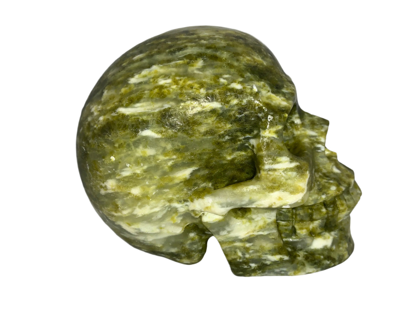 5.3" Serpentine Marble Skull