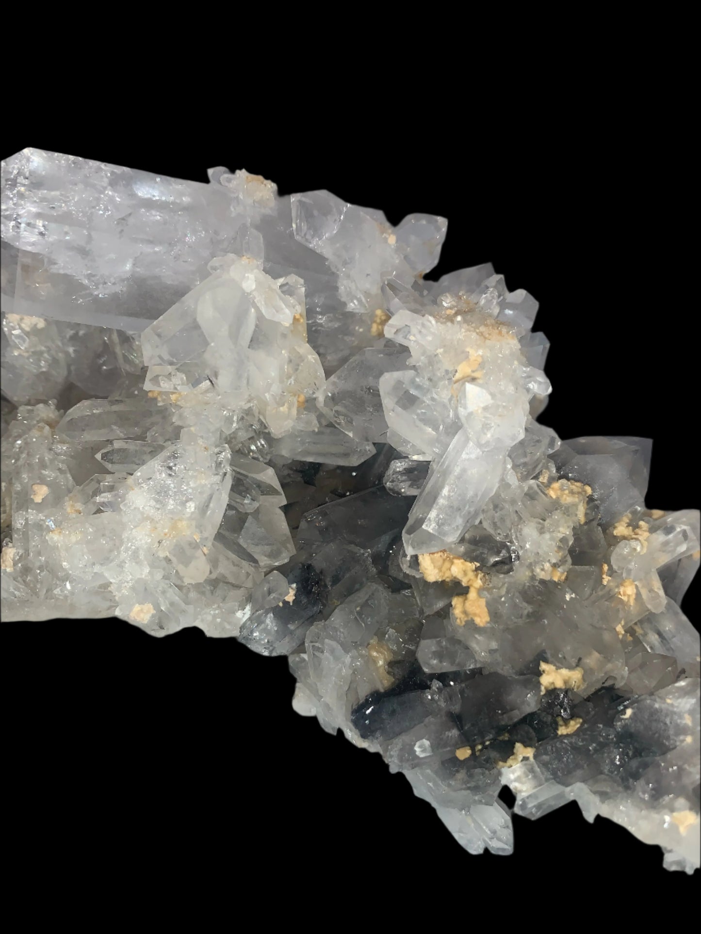 4lb 2oz Quartz & Brookite Cluster w/ Rainbows