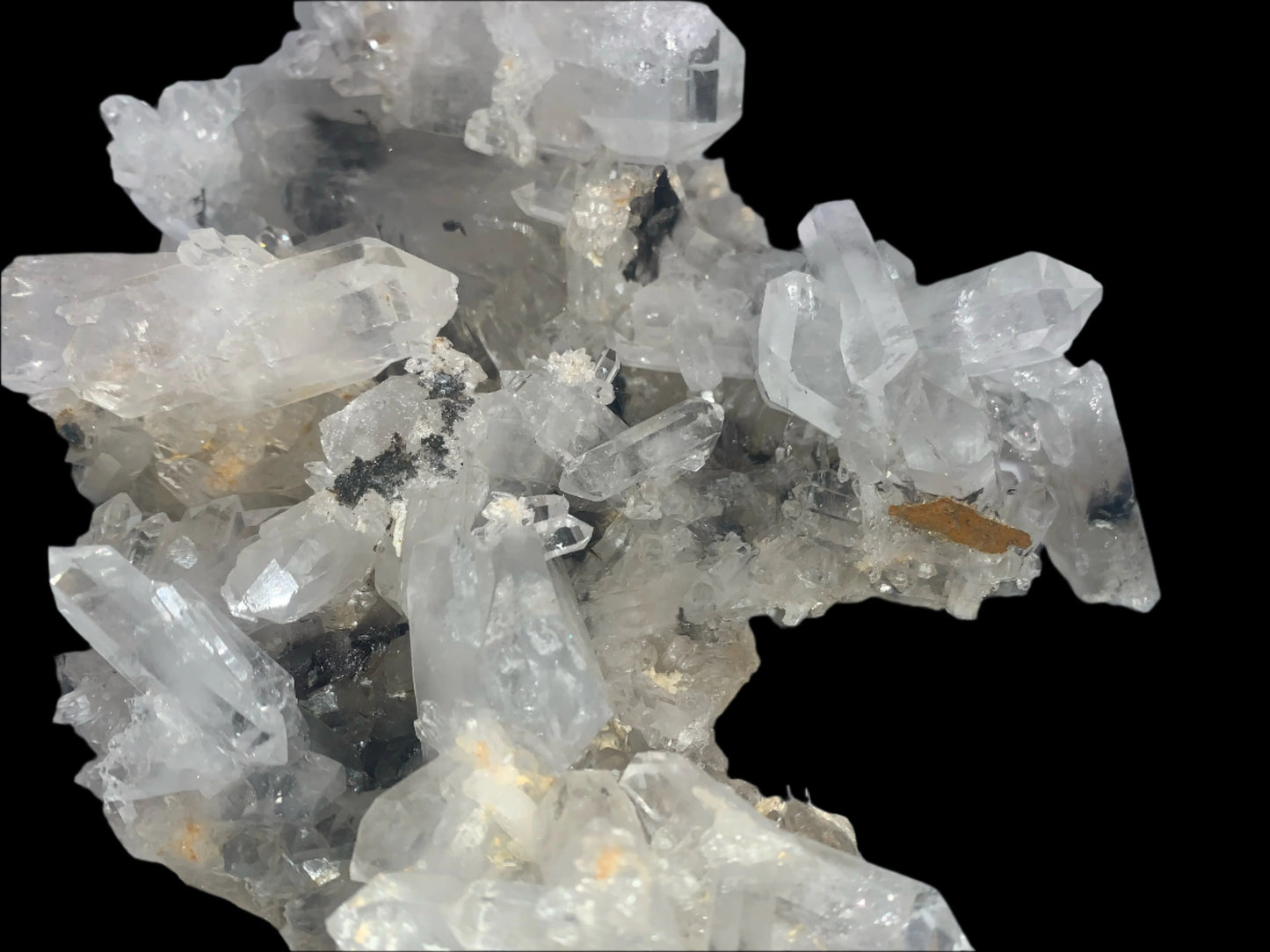 4lb 2oz Quartz & Brookite Cluster w/ Rainbows