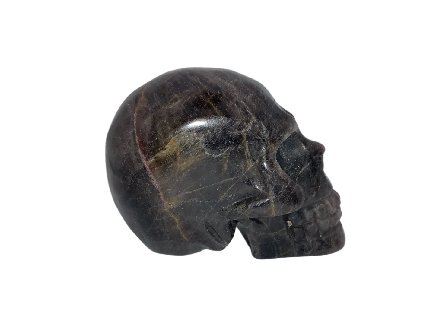 3.6" Smoky Quartz Skull