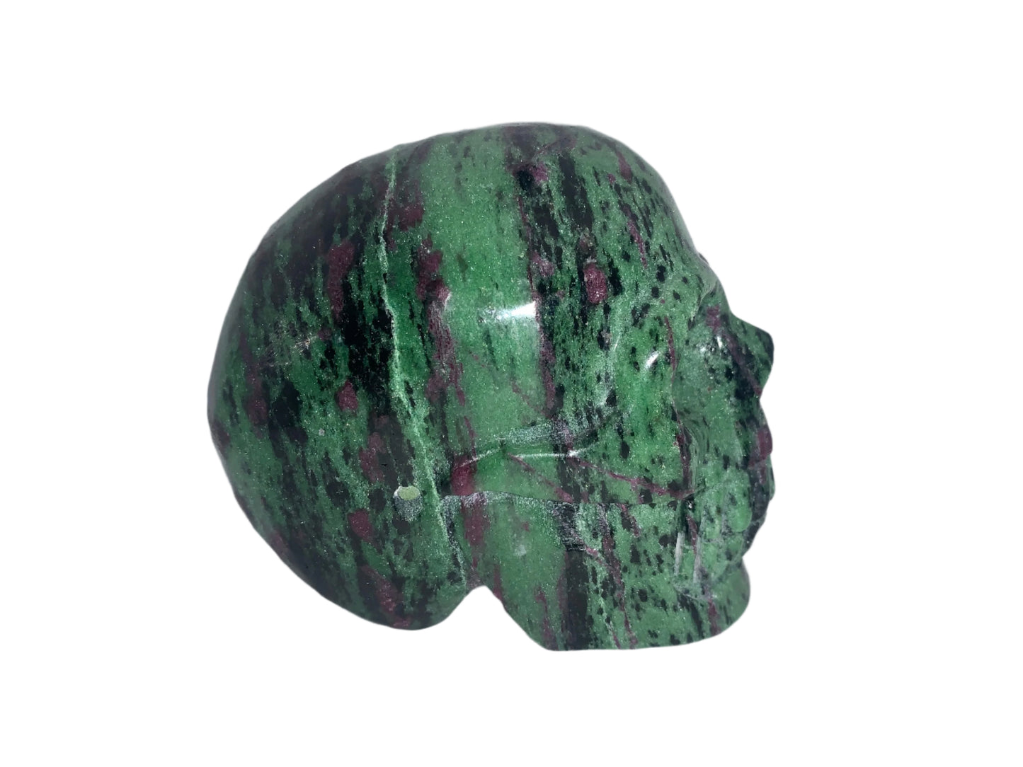 3.9" Ruby Zoisite Skull