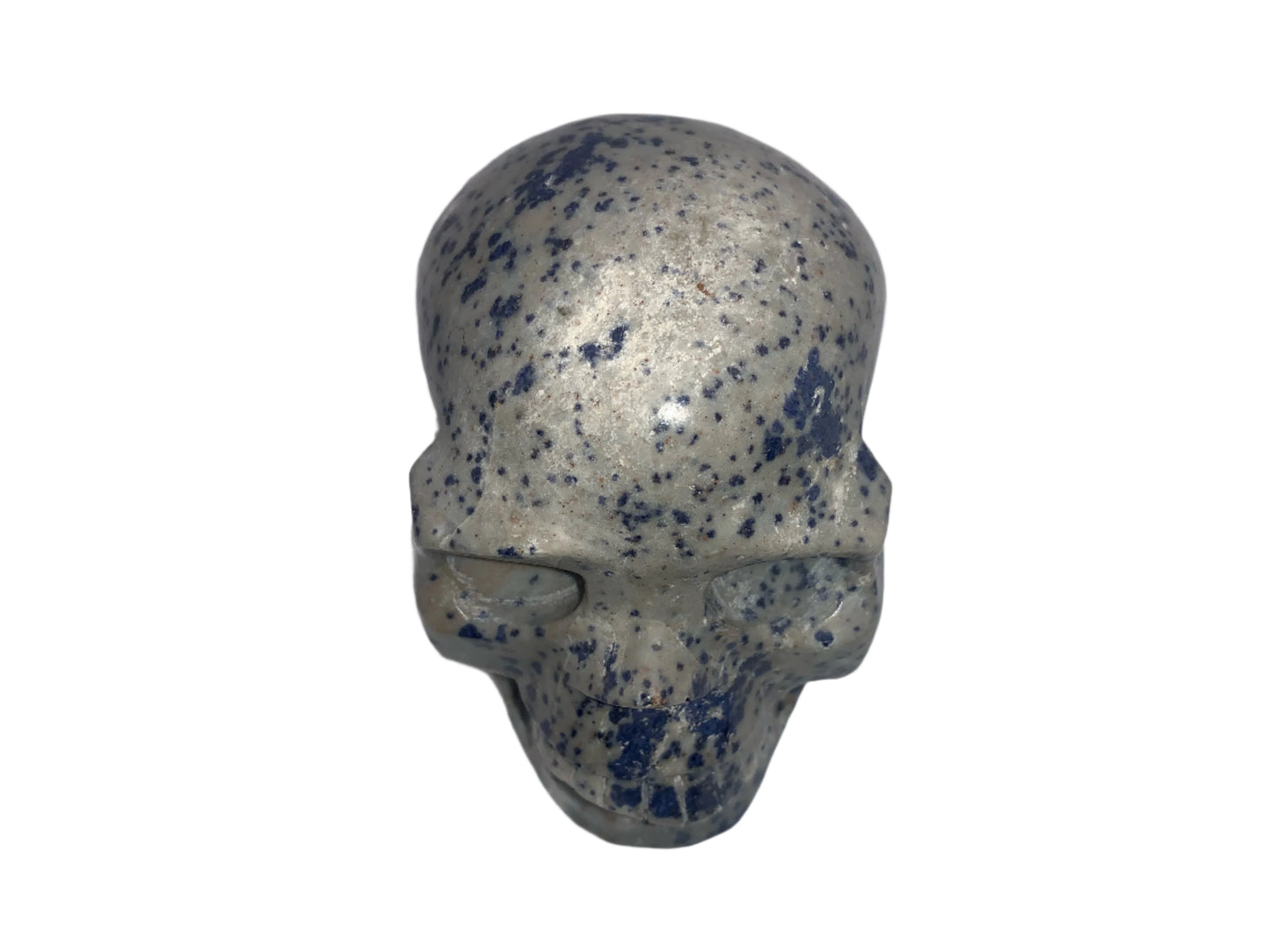 4.3" Raindrop Azurite / K2 Granite Skull