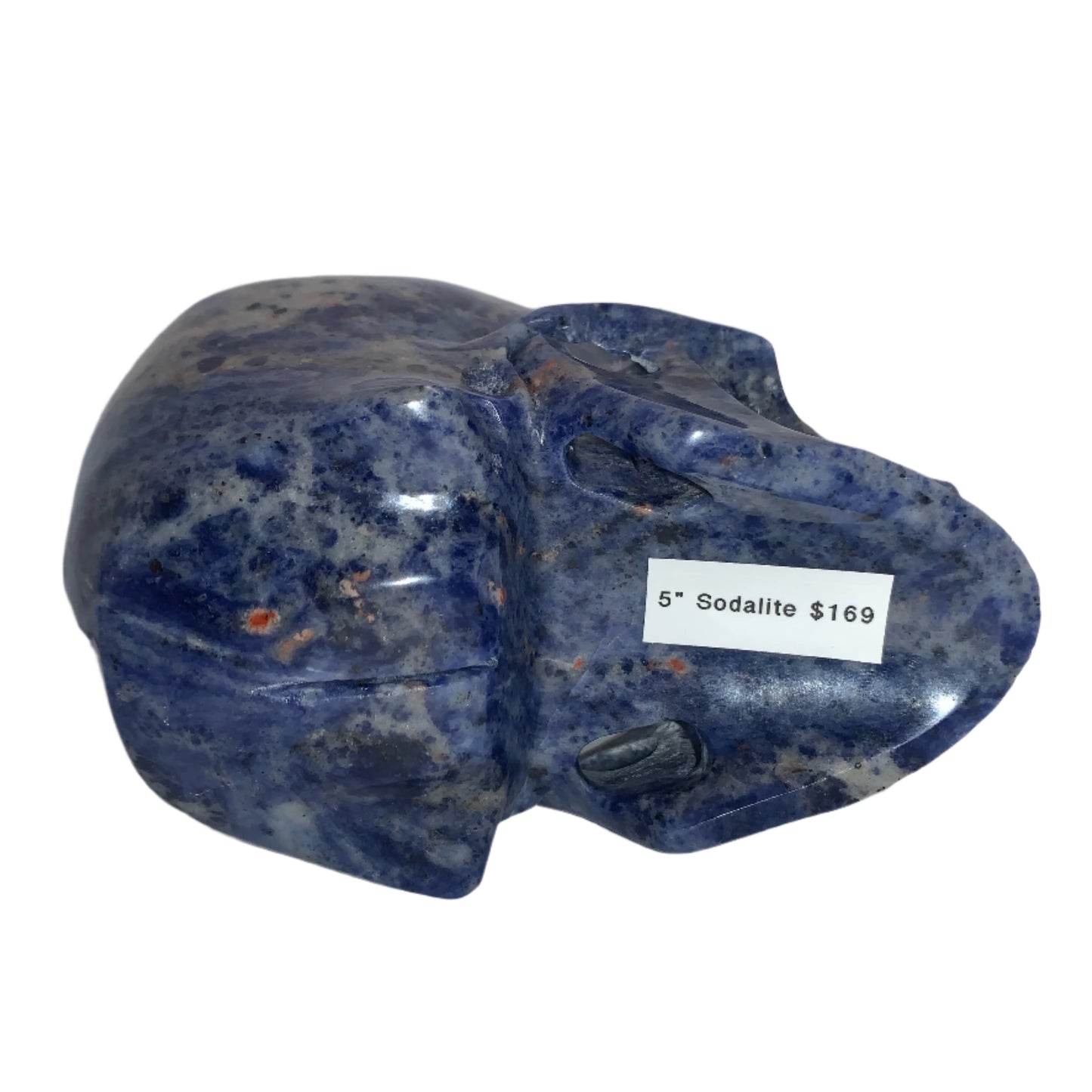 Cráneo de sodalita de 5,2"
