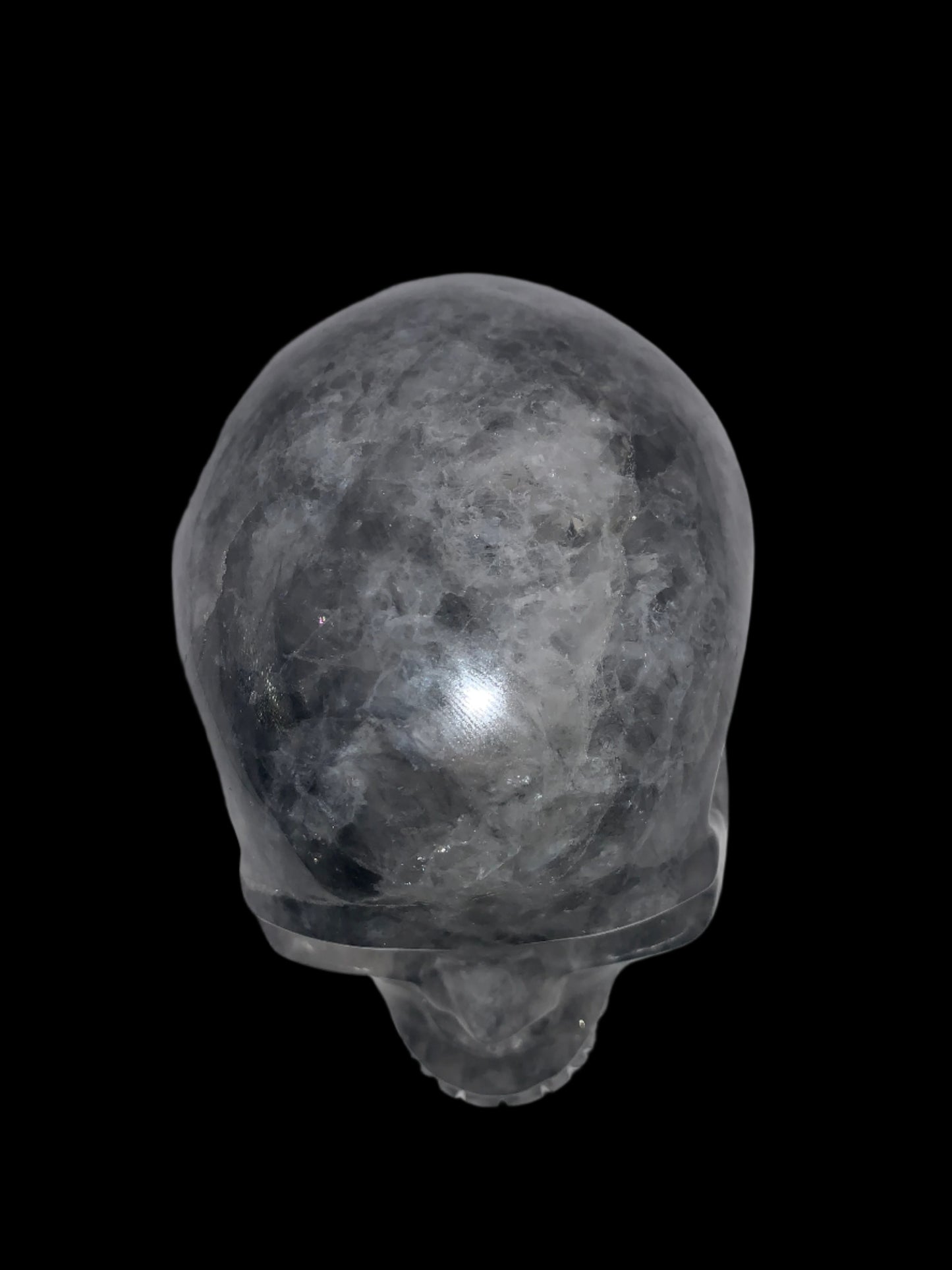 5.4" Gray Quartz Skull