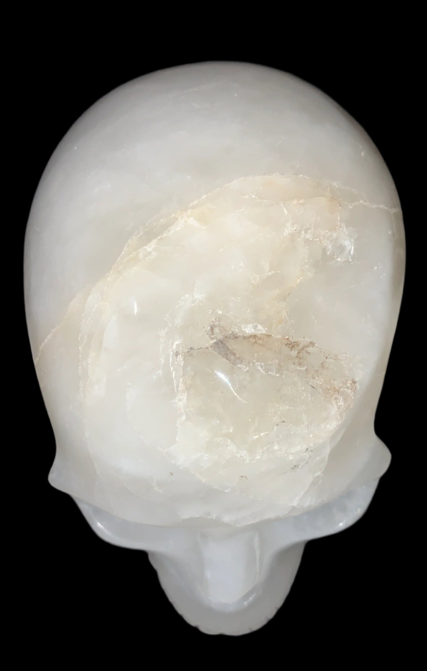 5.5" White Agate Skull