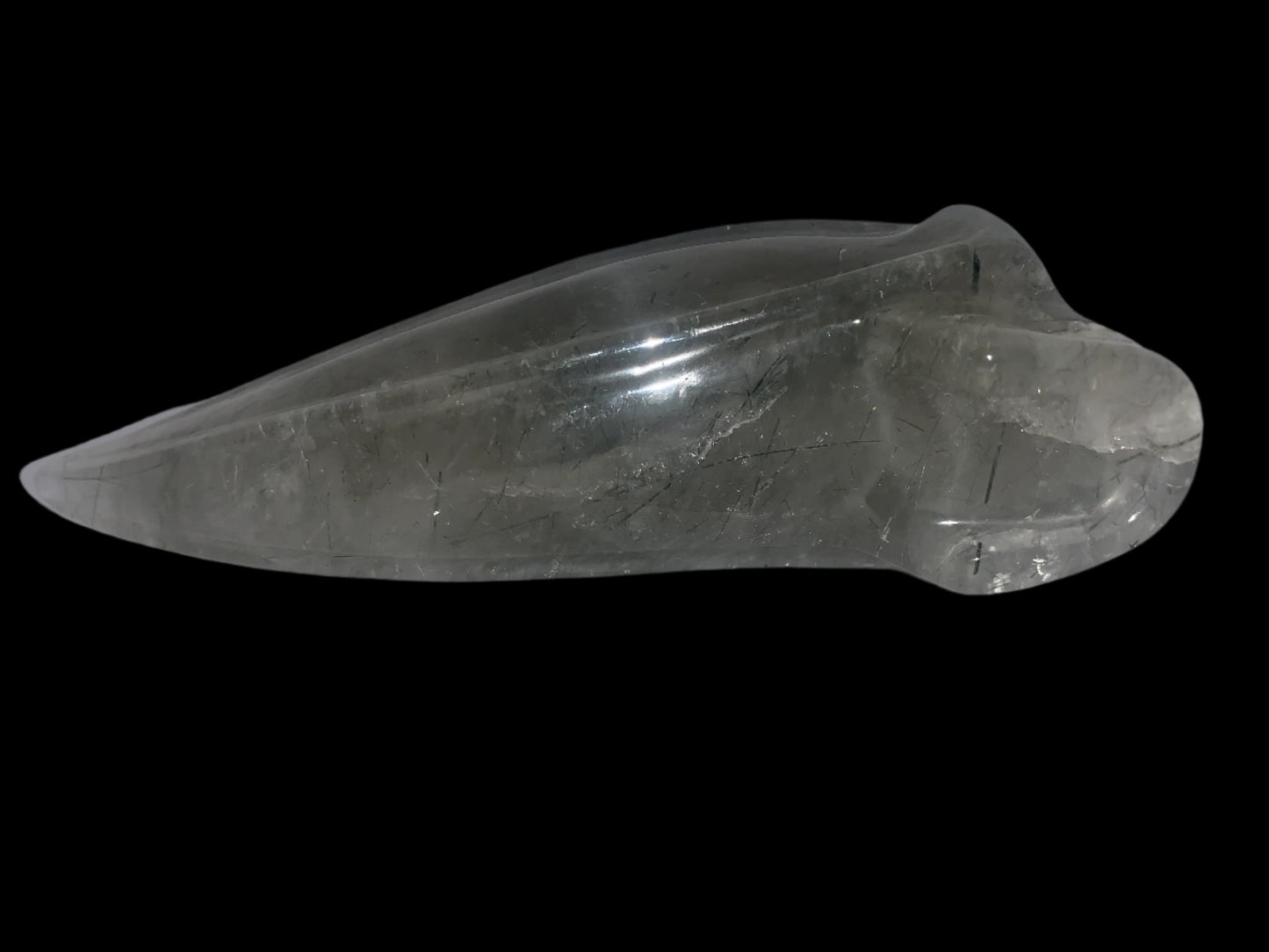 "Cosmic Spear" 5.4" Leandro De Souza Green Rutilated Quartz Traveler