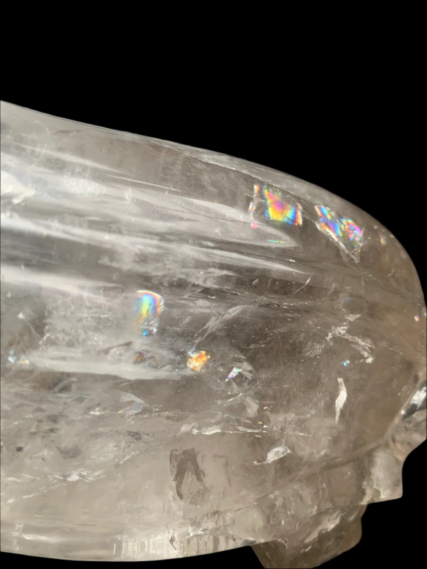 Cuarzo del Himalaya arcoíris de 9,75" Cosmic Traveler