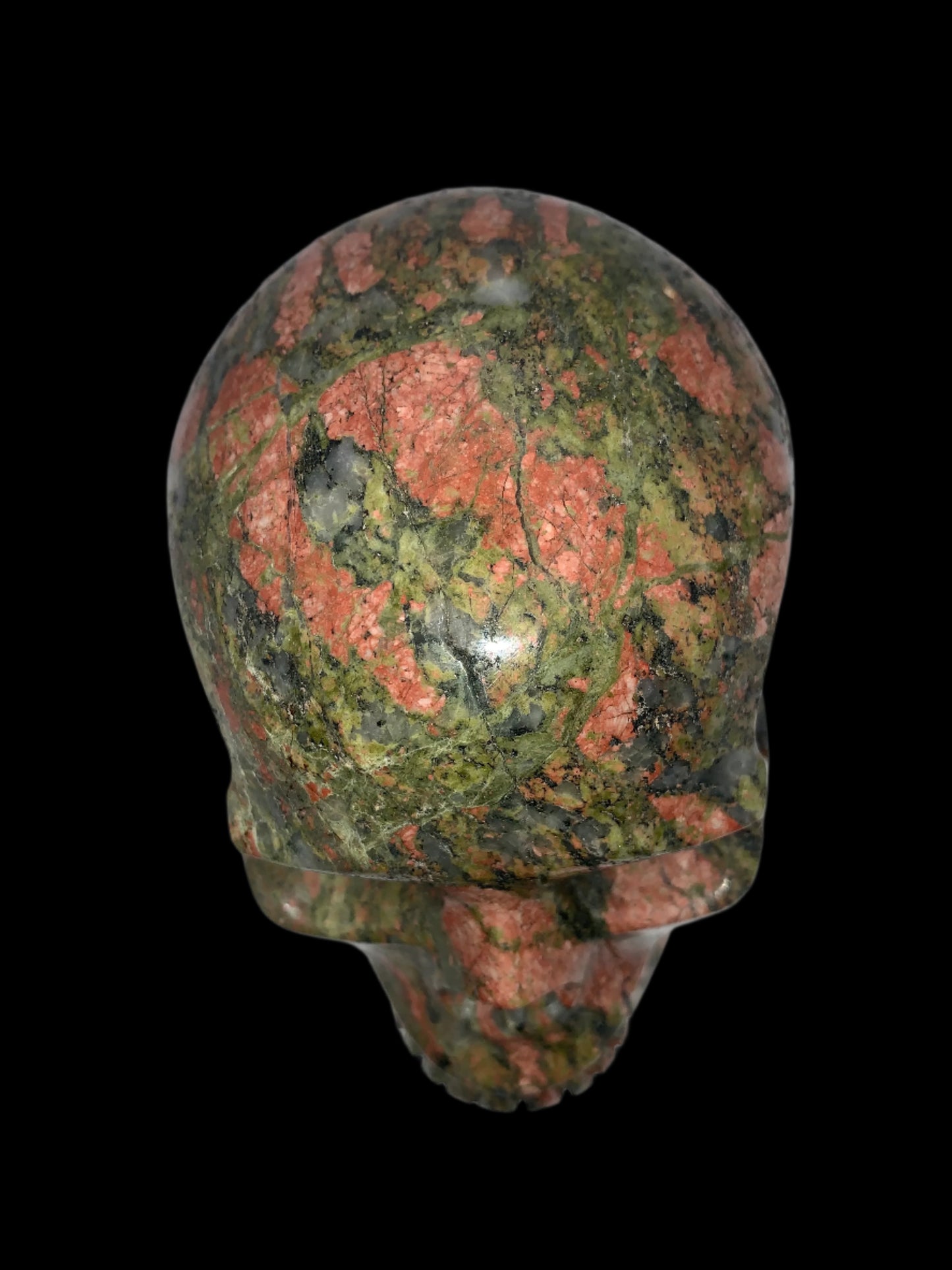 5.4" Unakite Jasper Skull