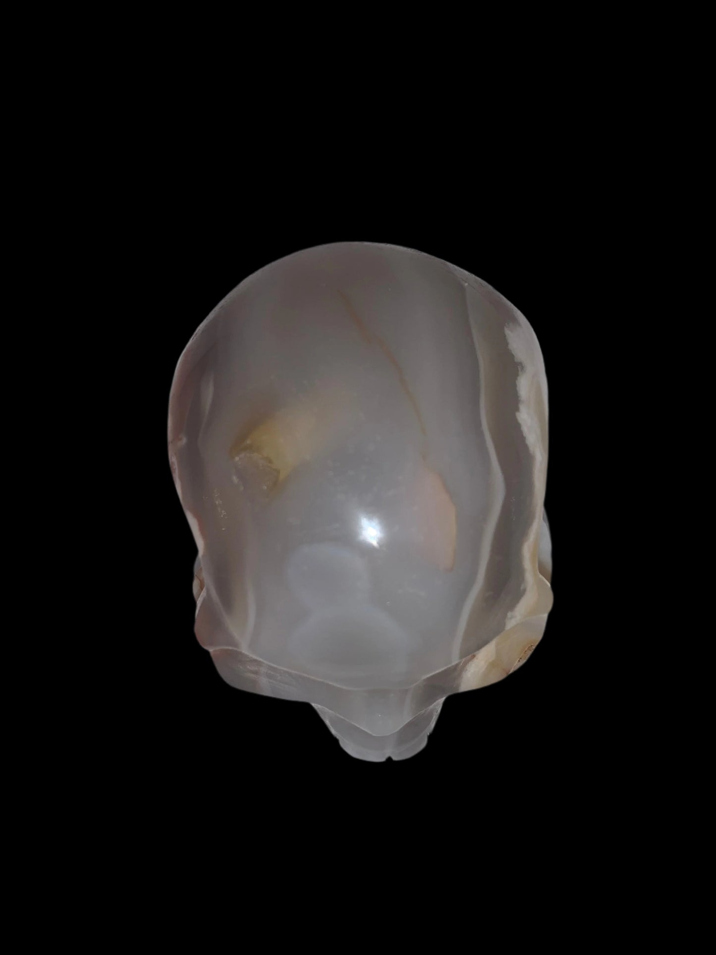 3.1" Flower Agate Skull