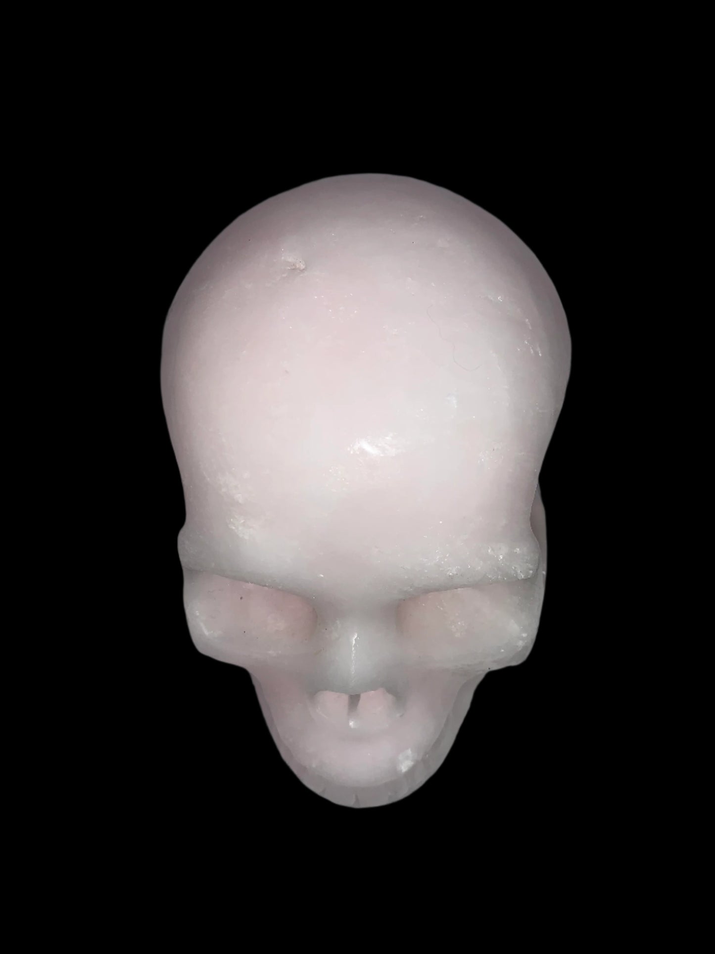 5.3" Pink Aragonite Skull