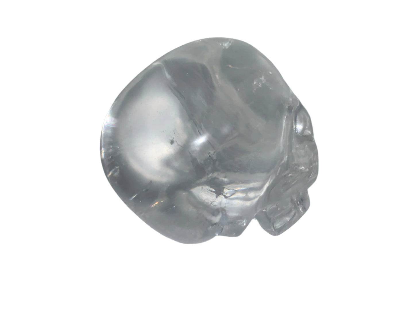 3.4" Alpine Quartz Skull w/ Rainbows