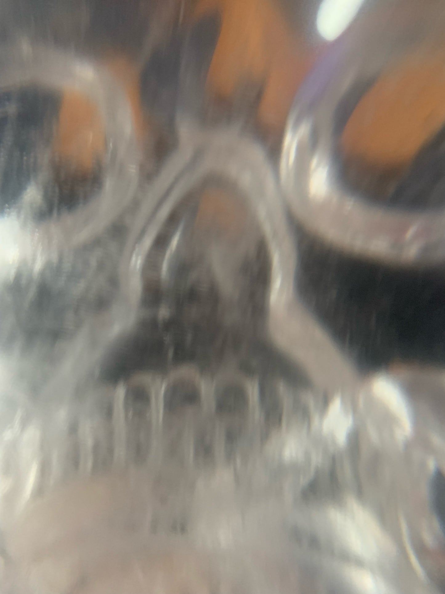 3.4" Alpine Quartz Skull w/ Rainbows