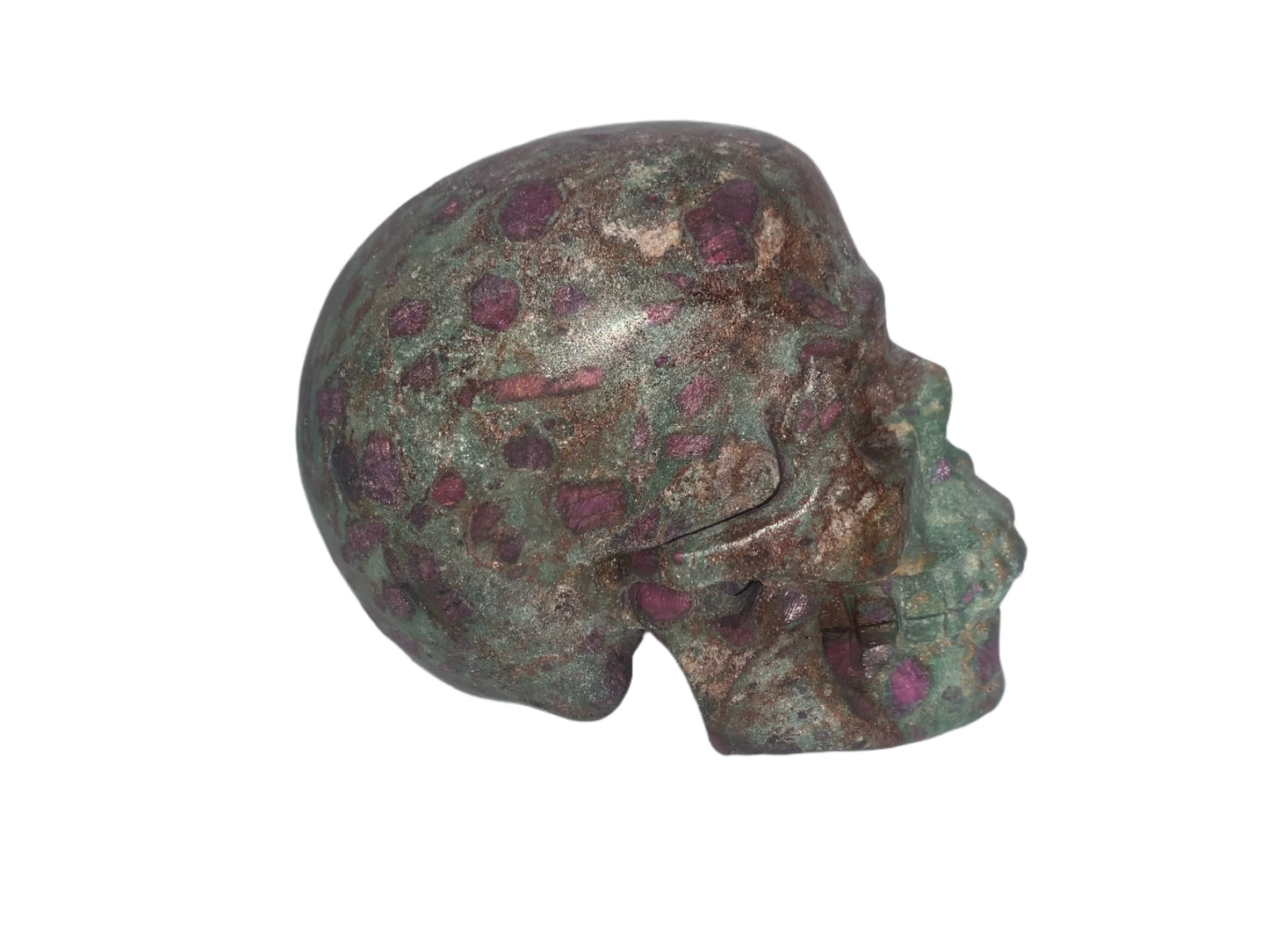 5.3" Ruby Fuchsite Skull