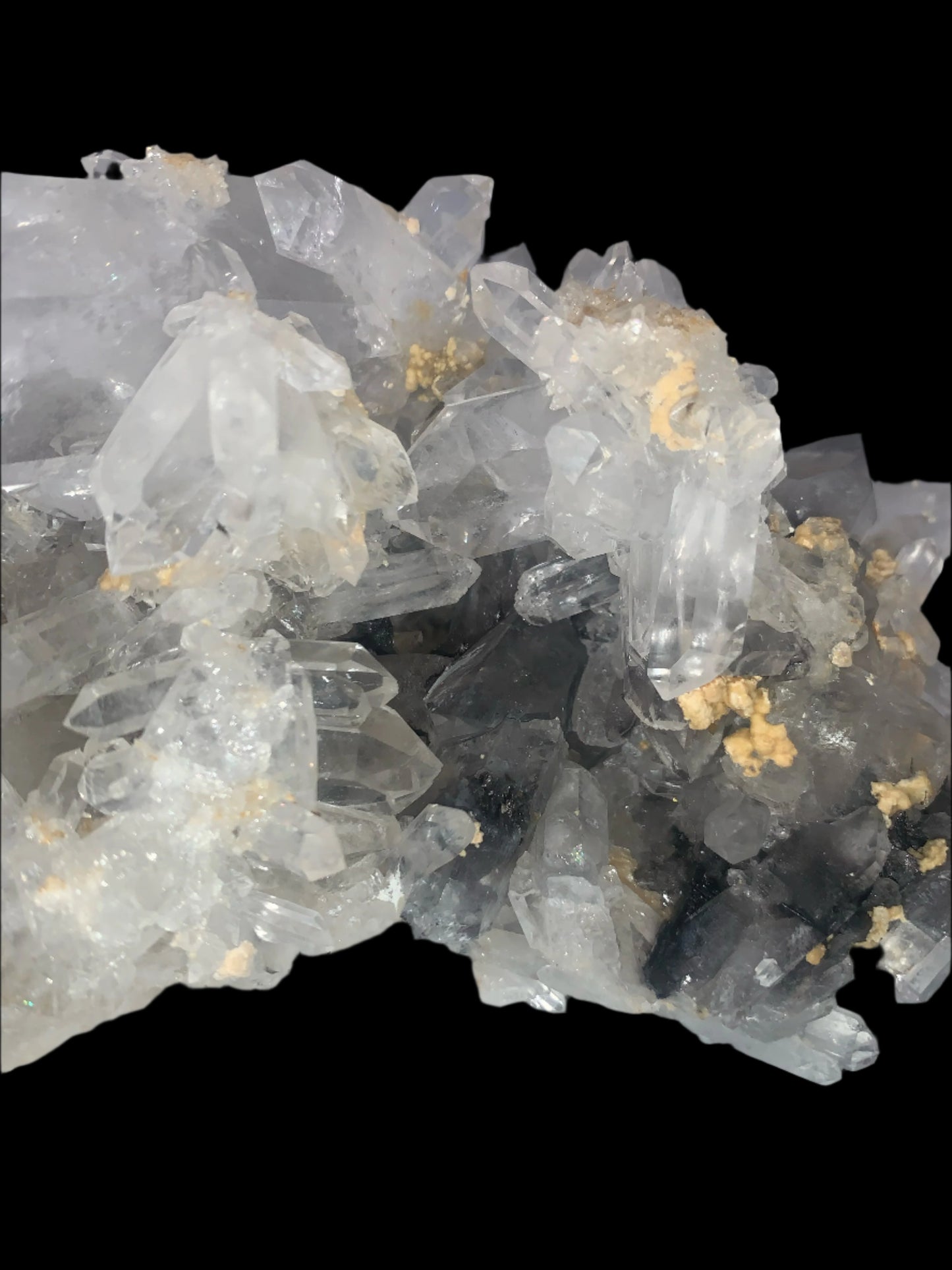 4lb 2oz Quartz & Brookite Cluster w/ Rainbows
