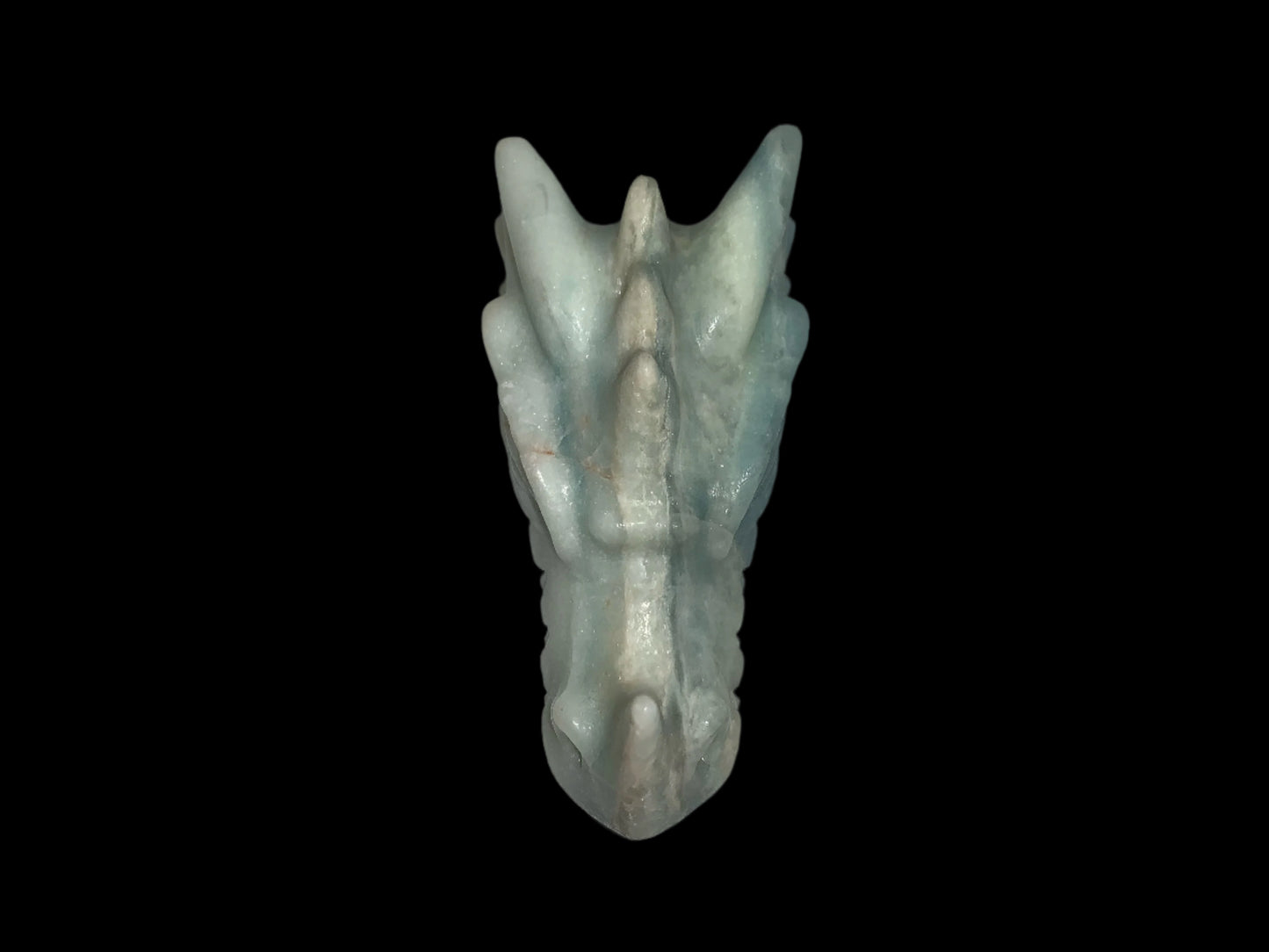 4" Dumortierite Dragon Skull